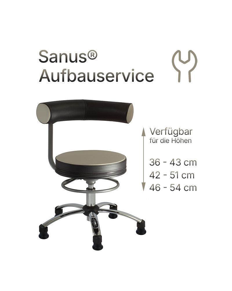 Aufbauservice für Sanus®-Gesundheitsstuhl